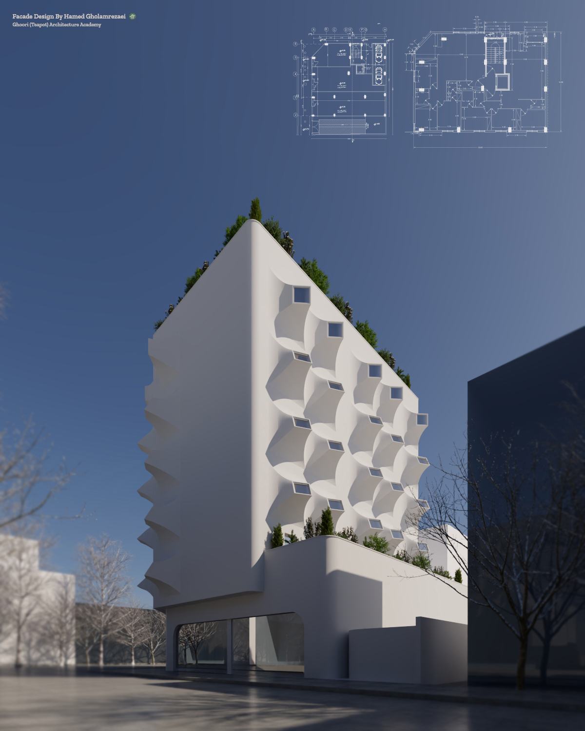 پکیج آموزش طراحی نما ( Architecture Facade Design Complete Training ) - تصویر 10