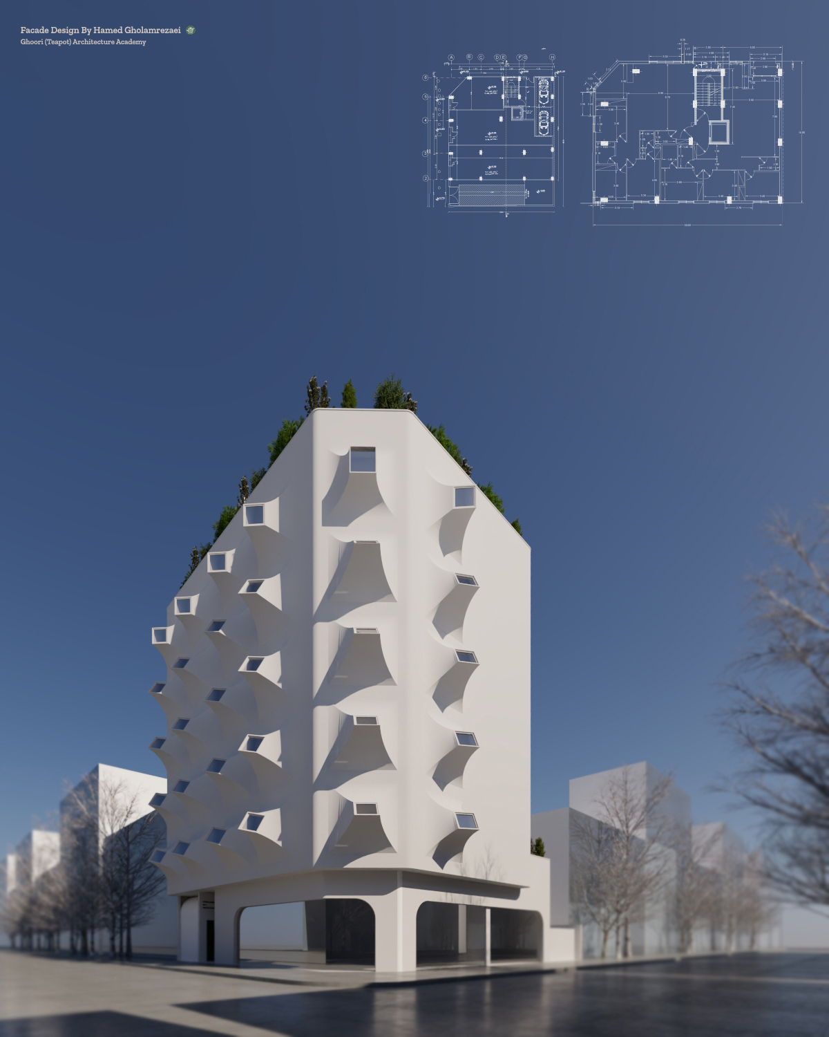 پکیج آموزش طراحی نما ( Architecture Facade Design Complete Training ) - تصویر 11